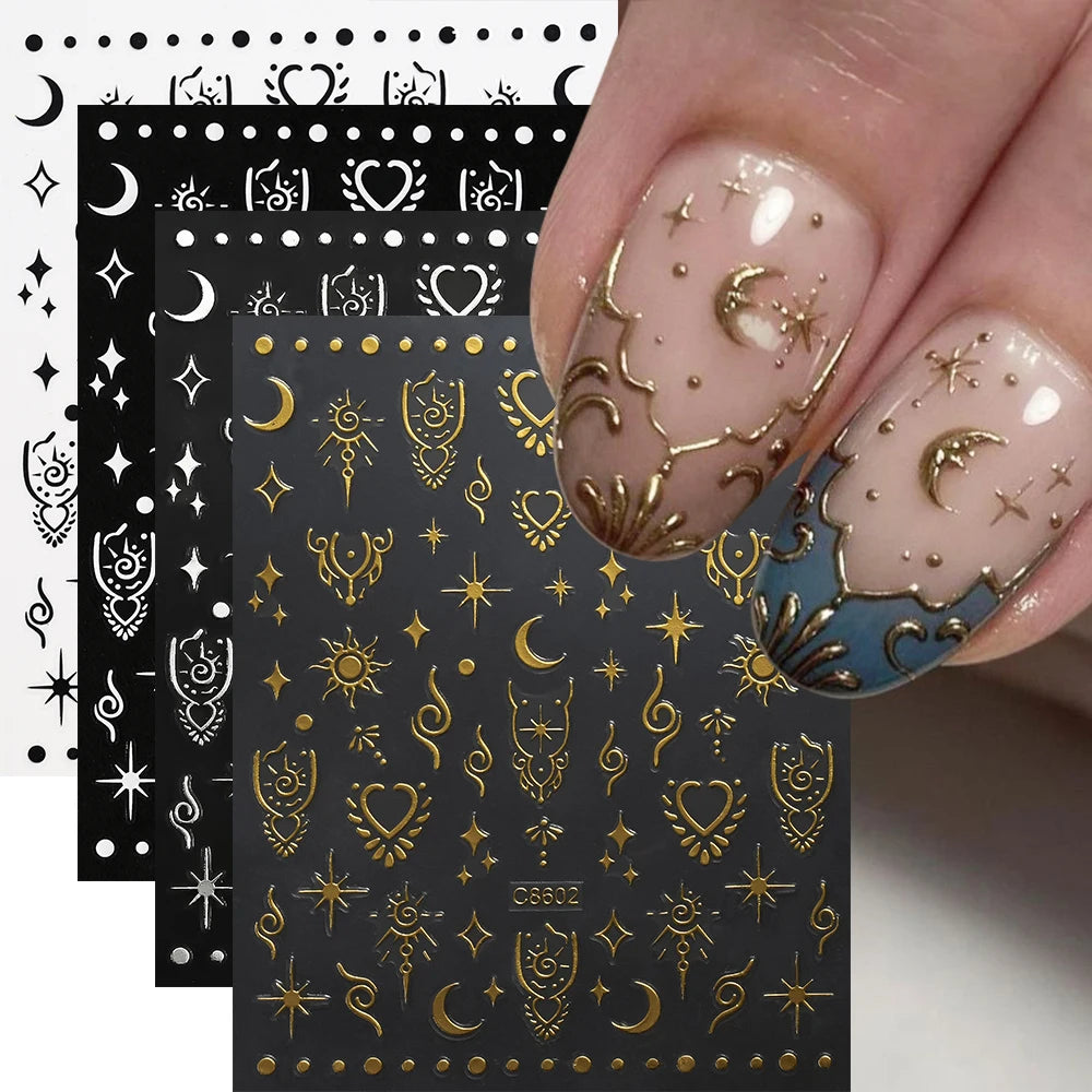 LuxeChic®- Viral TikTok letter Nail Stickers