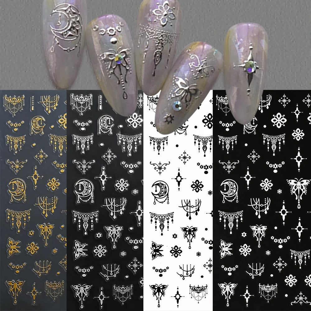 LuxeChic®- Viral TikTok letter Nail Stickers