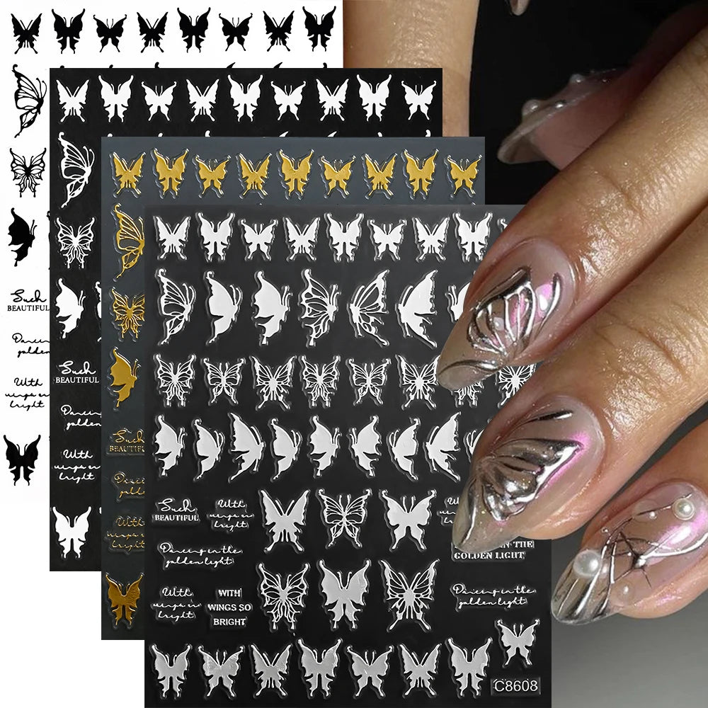 LuxeChic®- Viral TikTok letter Nail Stickers