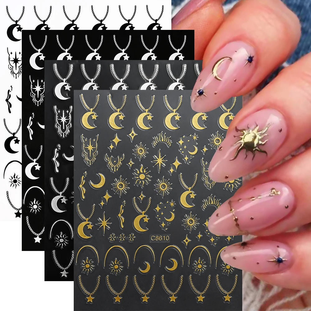 LuxeChic®- Viral TikTok letter Nail Stickers