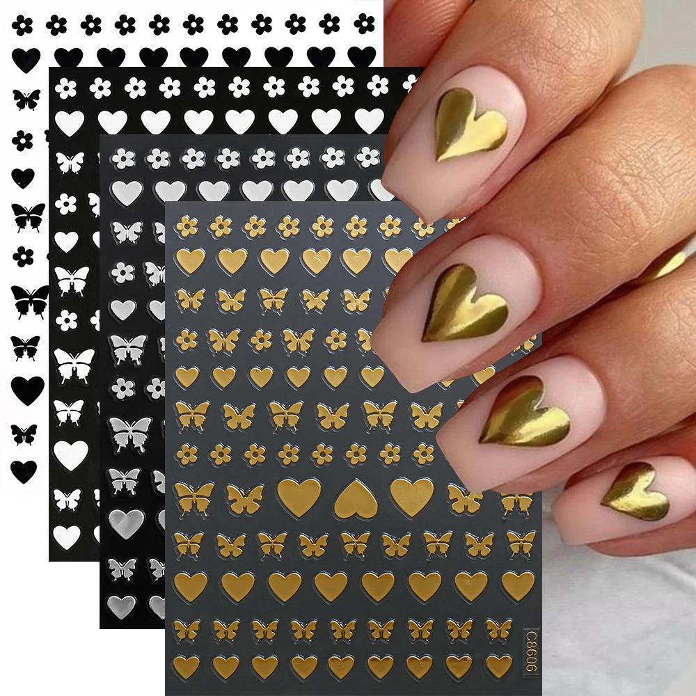 LuxeChic®- Viral TikTok letter Nail Stickers