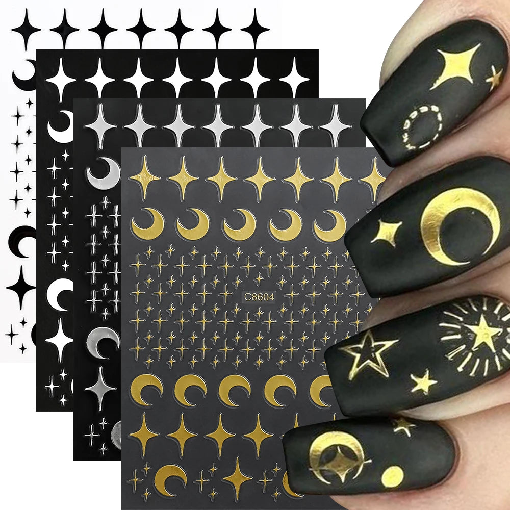 LuxeChic®- Viral TikTok letter Nail Stickers