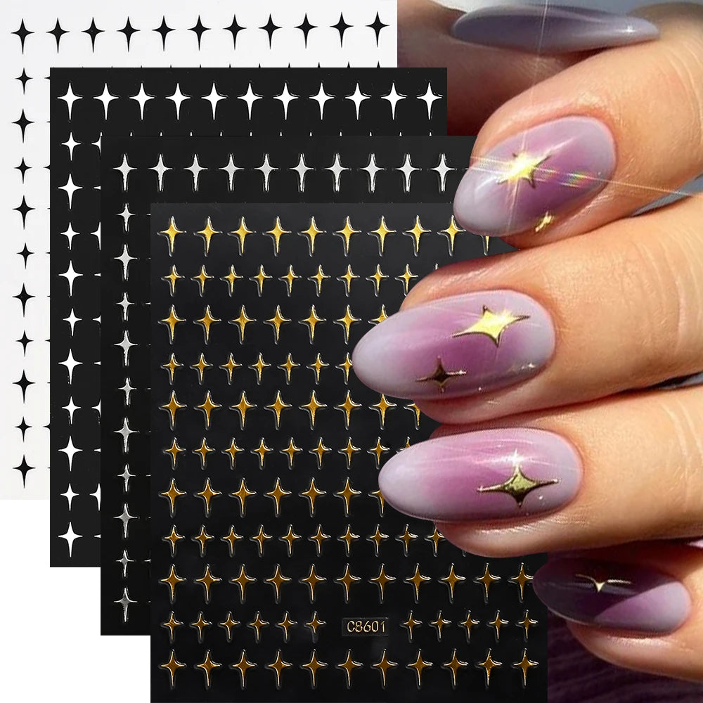 LuxeChic®- Viral TikTok letter Nail Stickers