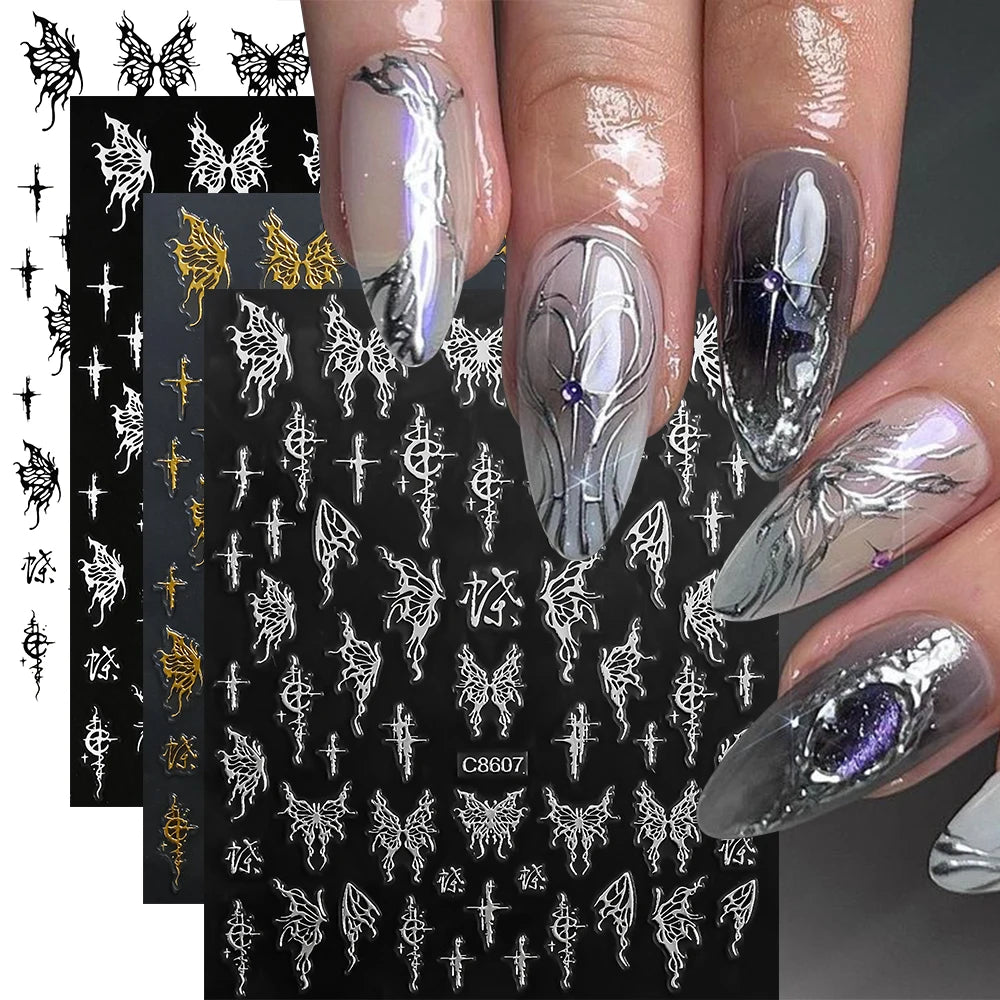 LuxeChic®- Viral TikTok letter Nail Stickers